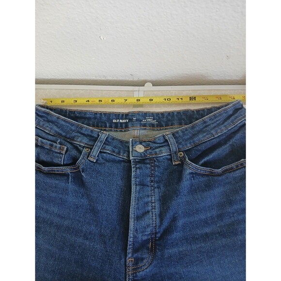 Old Navy Women’s Jeans 14 Tall High Rise Curvy O.G Straight Button Fly - Picture 14 of 16
